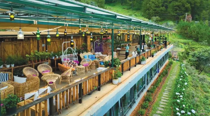 Kh&ocirc;ng Gian Cafe Lavender Đ&agrave; Lạt