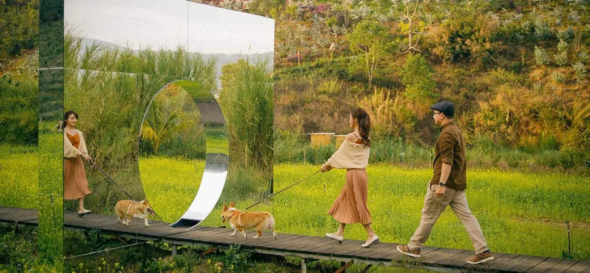 Ghé ngay tiệm cà phê với chiếc gương sống ảo Đà Lạt siêu xịn