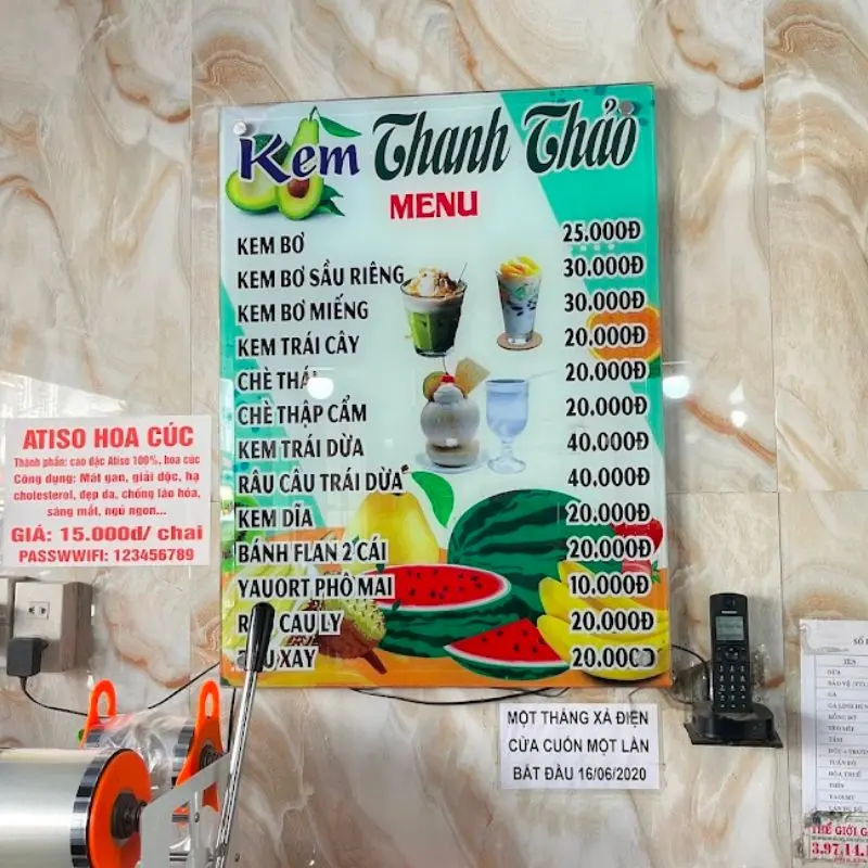 Thưởng thức kem bơ Thanh Thảo nổi tiếng nhất nh&igrave; tại Đ&agrave; Lạt 11