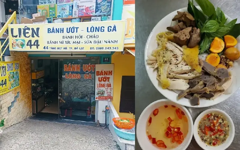 Top 8 quán bánh ướt lòng gà Đà Lạt ngon, đông khách nhất 8