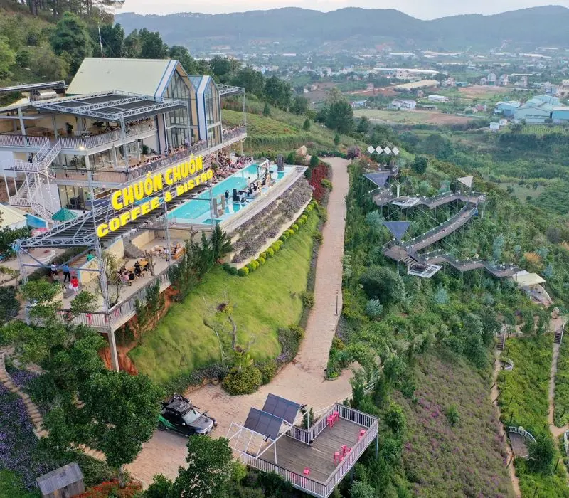 Khu du lịch Chuồn Chuồn, không gian phức hợp cực chill tại Đà Lạt