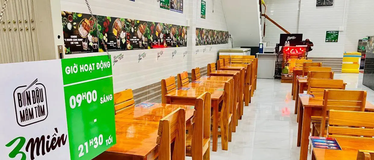 B&uacute;n đậu mắm t&ocirc;m 3 Miền, thưởng thức đặc sản Bắc Bộ giữa v&ugrave;ng s&ocirc;ng nước 3