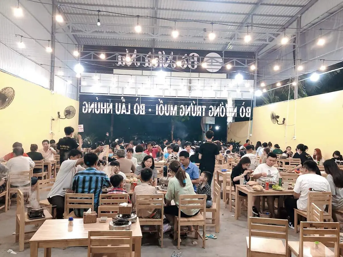 Gh&eacute; Qu&aacute;n B&ograve; Nh&agrave; Nu thưởng thức hương vị b&ograve; tươi nguy&ecirc;n bản 4