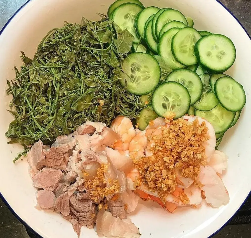 Gỏi sầu đ&acirc;u An Giang, vị đắng độc đ&aacute;o miền s&ocirc;ng nước 4