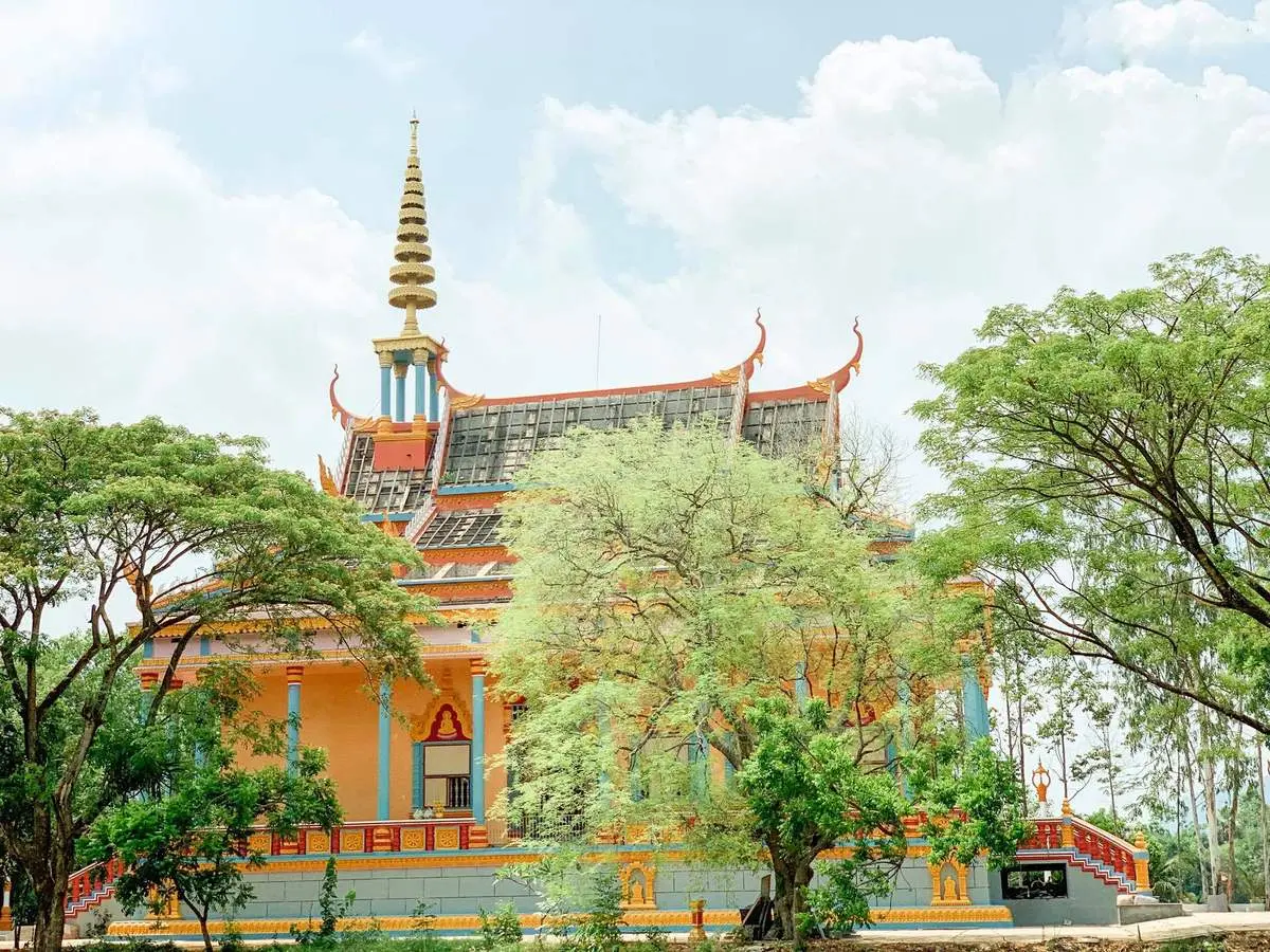 Vãn cảnh Chùa Krăng Krốch, không gian ấn tượng giữa vùng Tri Tôn