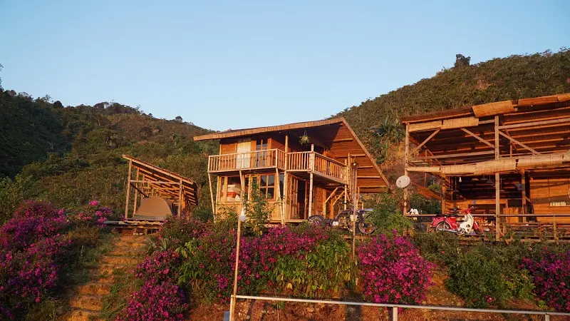 Ngất ngây tại Up Base Camp với khung cảnh núi rừng thơ mộng