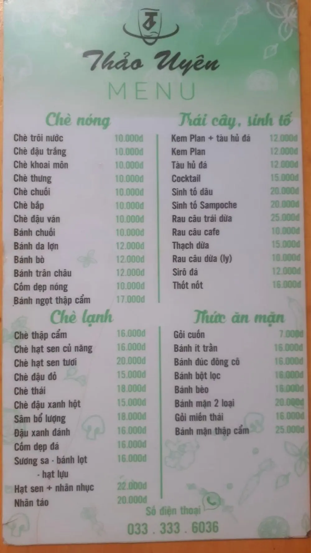 Đến Ch&egrave; Thảo Uy&ecirc;n thưởng thức m&oacute;n tr&aacute;ng miệng thơm lừng, b&eacute;o ngậy 3
