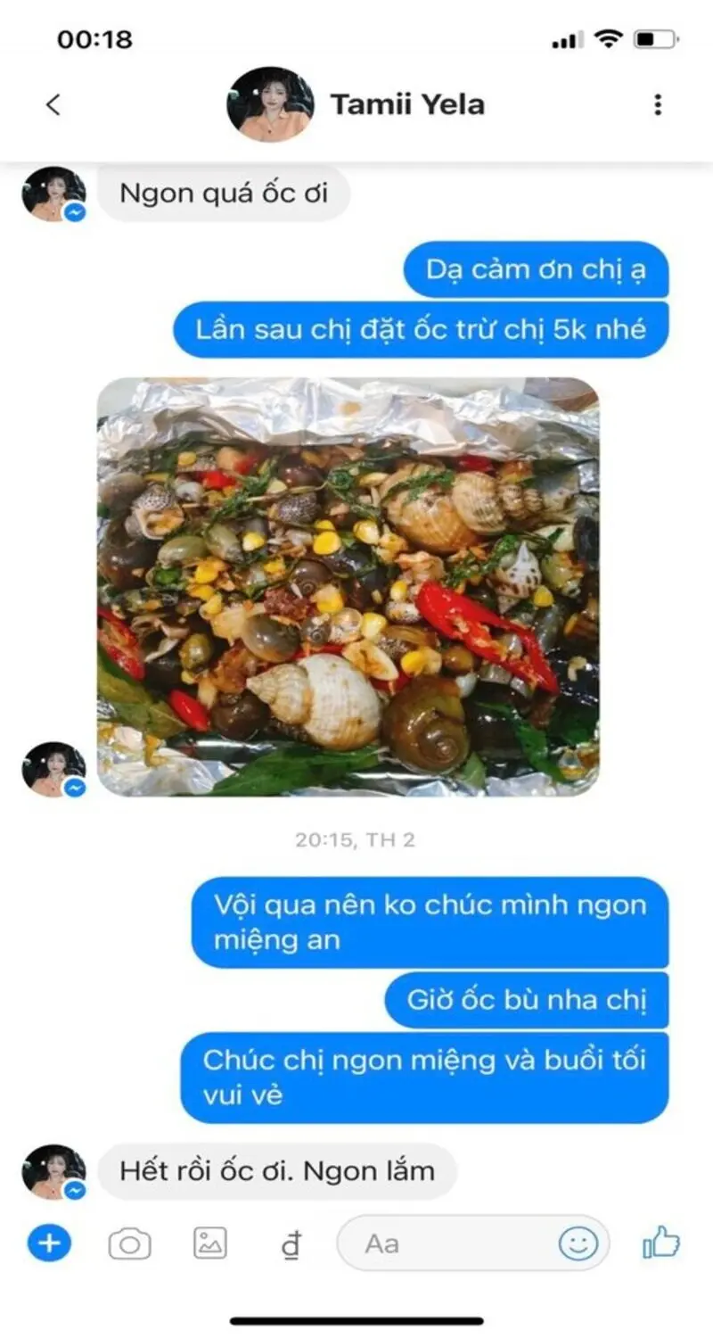 Đến qu&aacute;n Ốc Ni&ecirc;u, đ&atilde; được ăn ngon lại c&ograve;n c&oacute; h&igrave;nh xịn rinh về 11