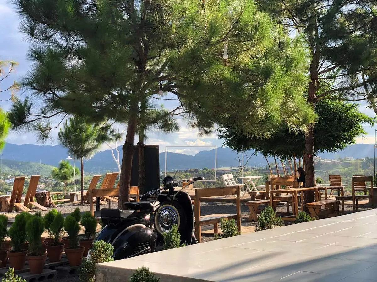 Gh&eacute; Sunset Chill Coffee tận hưởng thi&ecirc;n nhi&ecirc;n Bảo Lộc tươi m&aacute;t 7