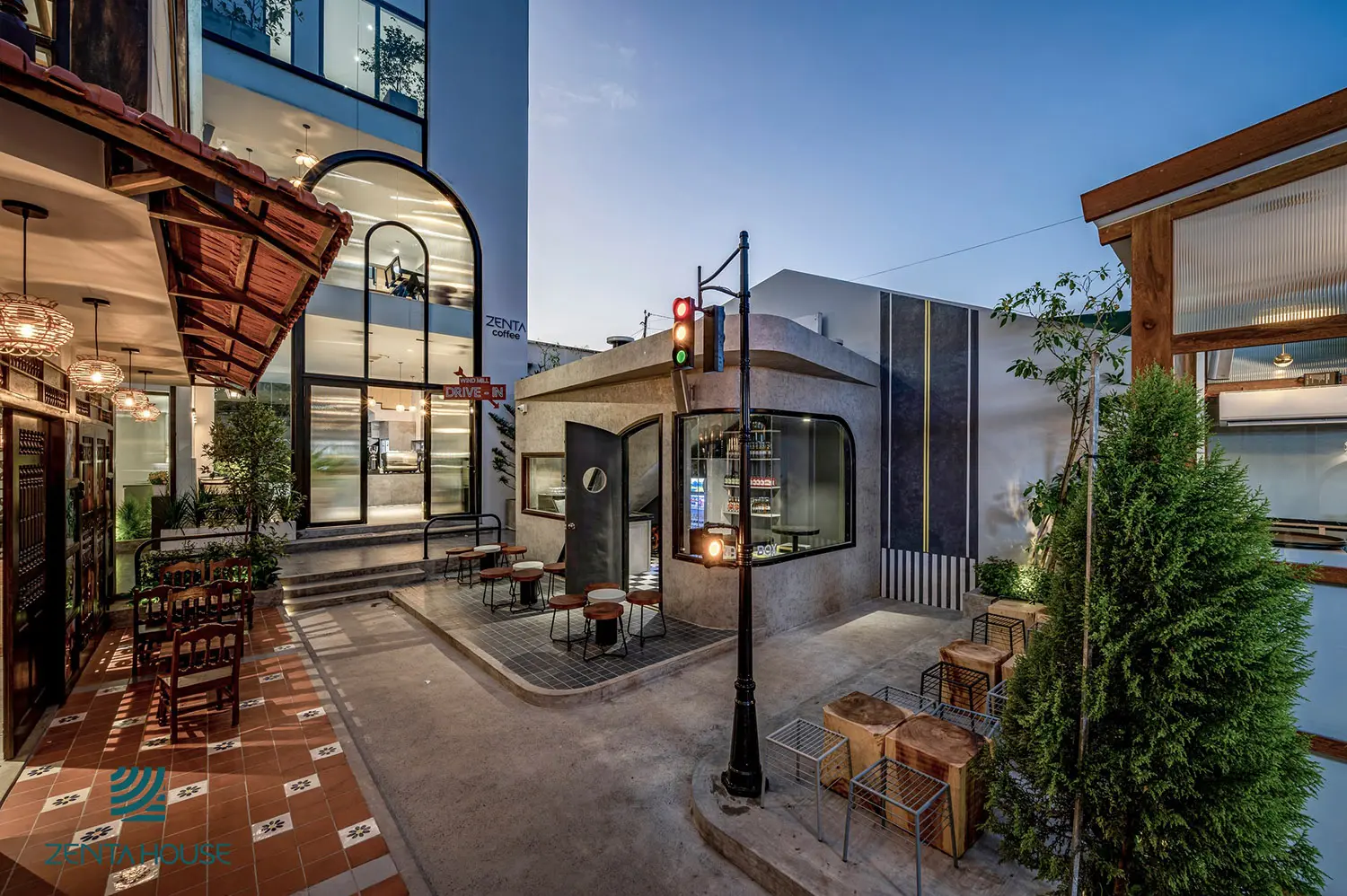 Zenta House Coffee, khu phố đa văn h&oacute;a thu nhỏ giữa l&ograve;ng Bảo Lộc 3