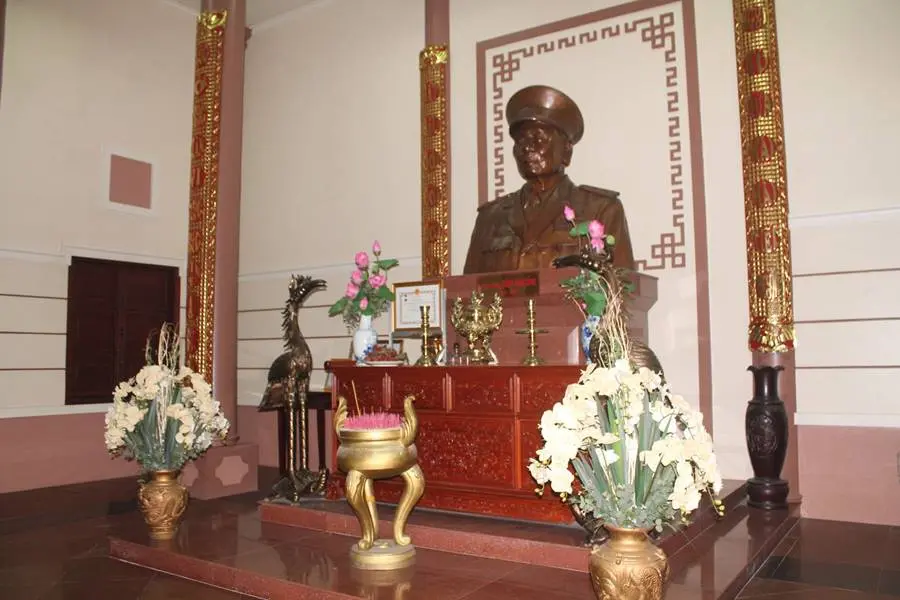Đền thờ Trung tướng Đồng Văn Cống nơi ghi c&ocirc;ng vị tướng bưng biền 5