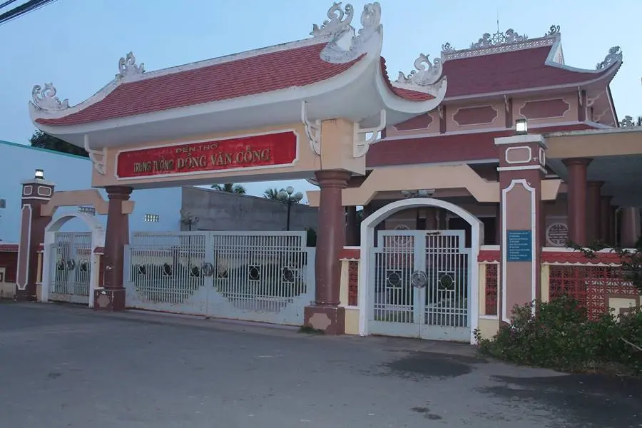 Đền thờ Trung tướng Đồng Văn Cống nơi ghi c&ocirc;ng vị tướng bưng biền 4