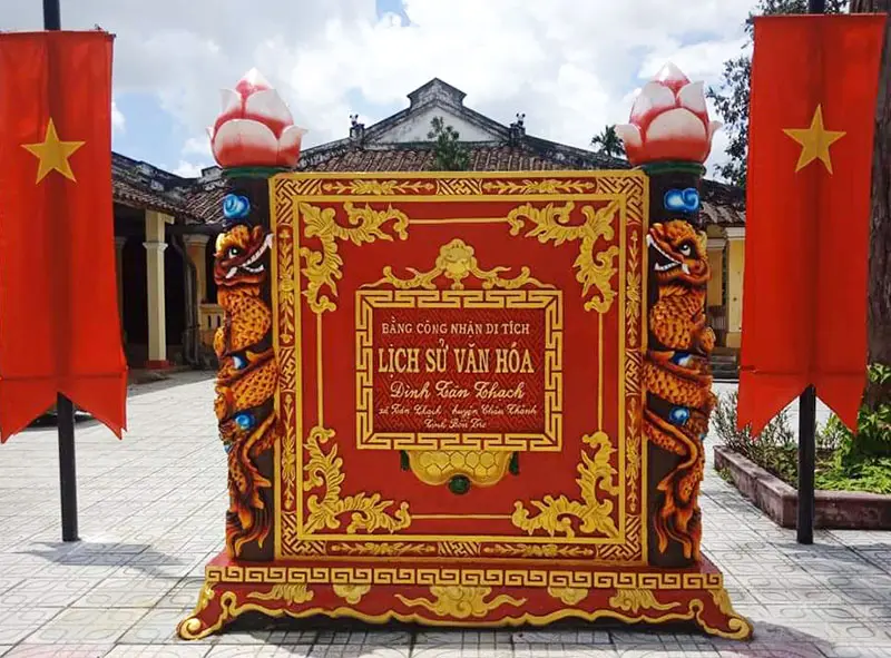 Đ&igrave;nh T&acirc;n Thạch Bến Tre v&agrave; lối kiến tr&uacute;c truyền thống l&acirc;u đời 4