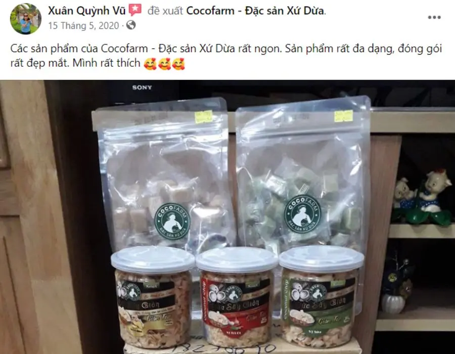 Tìm hiểu Cocofarm Store với loạt sản phẩm kẹo dừa ngon ngọt 7