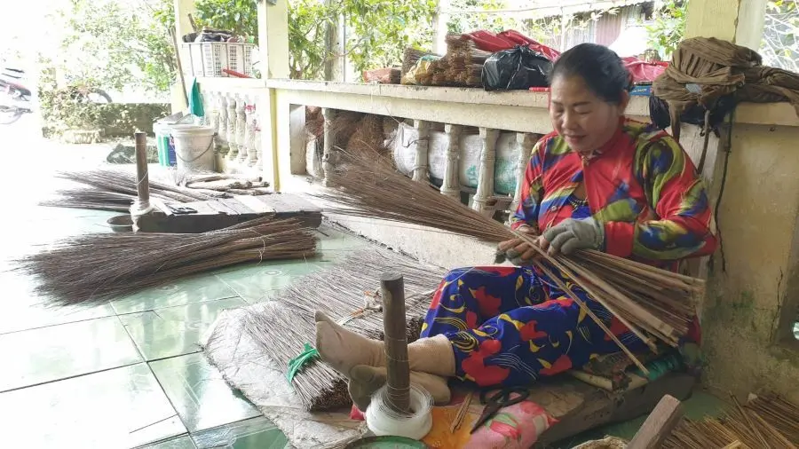 L&agrave;ng nghề chổi b&oacute; Mỹ An, giữ trọn n&eacute;t đẹp hồn qu&ecirc; 2