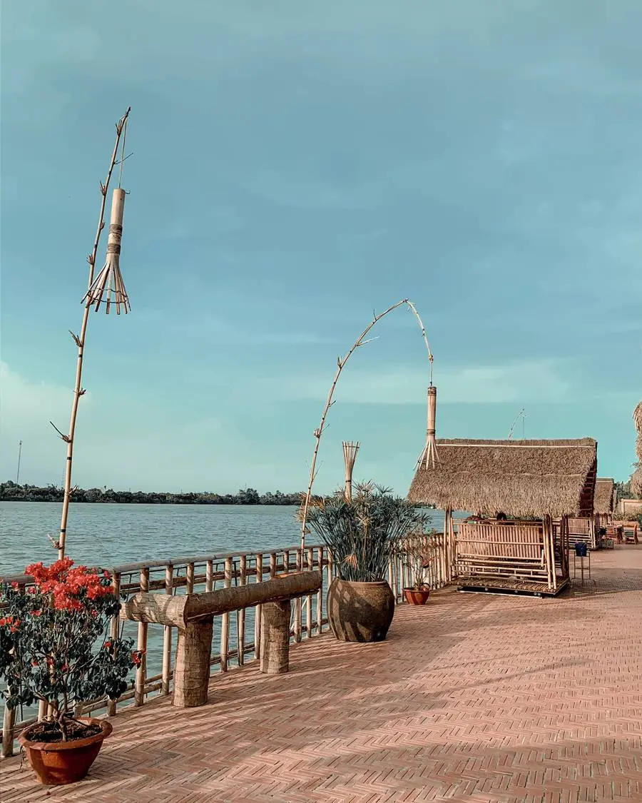 Review Qu&ecirc; Dừa L&agrave;ng ẩm thực sinh th&aacute;i với lối thiết kế độc đ&aacute;o 3