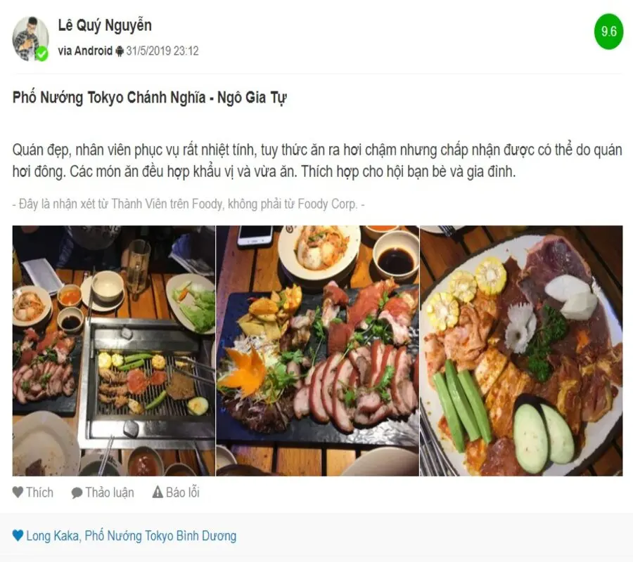 Phố nướng Tokyo, địa điểm thu h&uacute;t giới trẻ mới nhất tại B&igrave;nh Dương 10