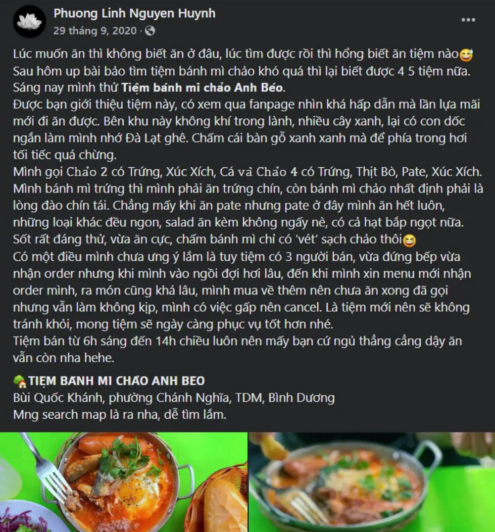 Tiệm b&aacute;nh m&igrave; chảo Anh B&eacute;o ngon nức tiếng B&igrave;nh Dương bạn nhất định phải thử 10