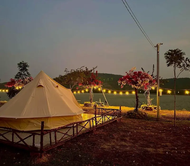 Bằng Lăng Glamping, chốn dã ngoại cực chill bên hồ Dầu Tiếng