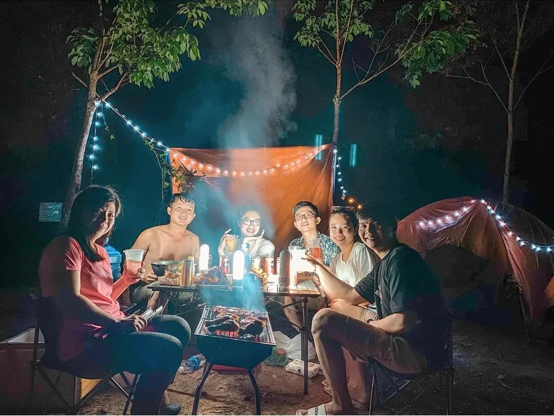 M&aacute;ch bạn kinh nghiệm cắm trại hồ Dầu Tiếng B&igrave;nh Dương cực th&uacute; vị 11