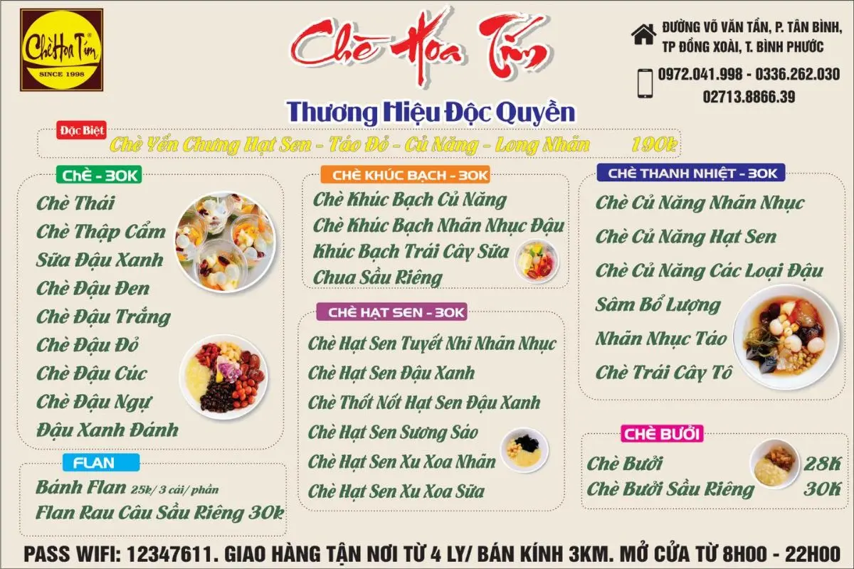Ch&egrave; Hoa T&iacute;m g&acirc;y thương nhớ với hương vị đọng lại kh&oacute; qu&ecirc;n 3