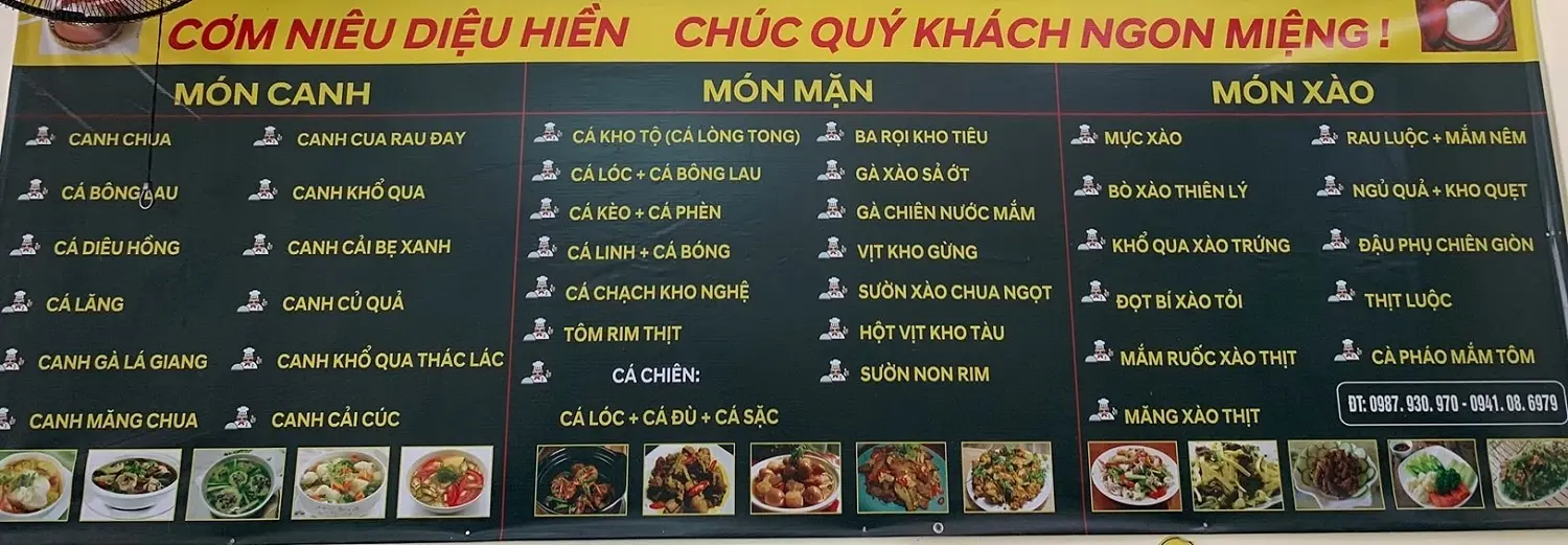 Cơm ni&ecirc;u Diệu Hiền, qu&aacute;n ăn tin d&ugrave;ng của thực kh&aacute;ch khi du lịch B&igrave;nh Phước 5