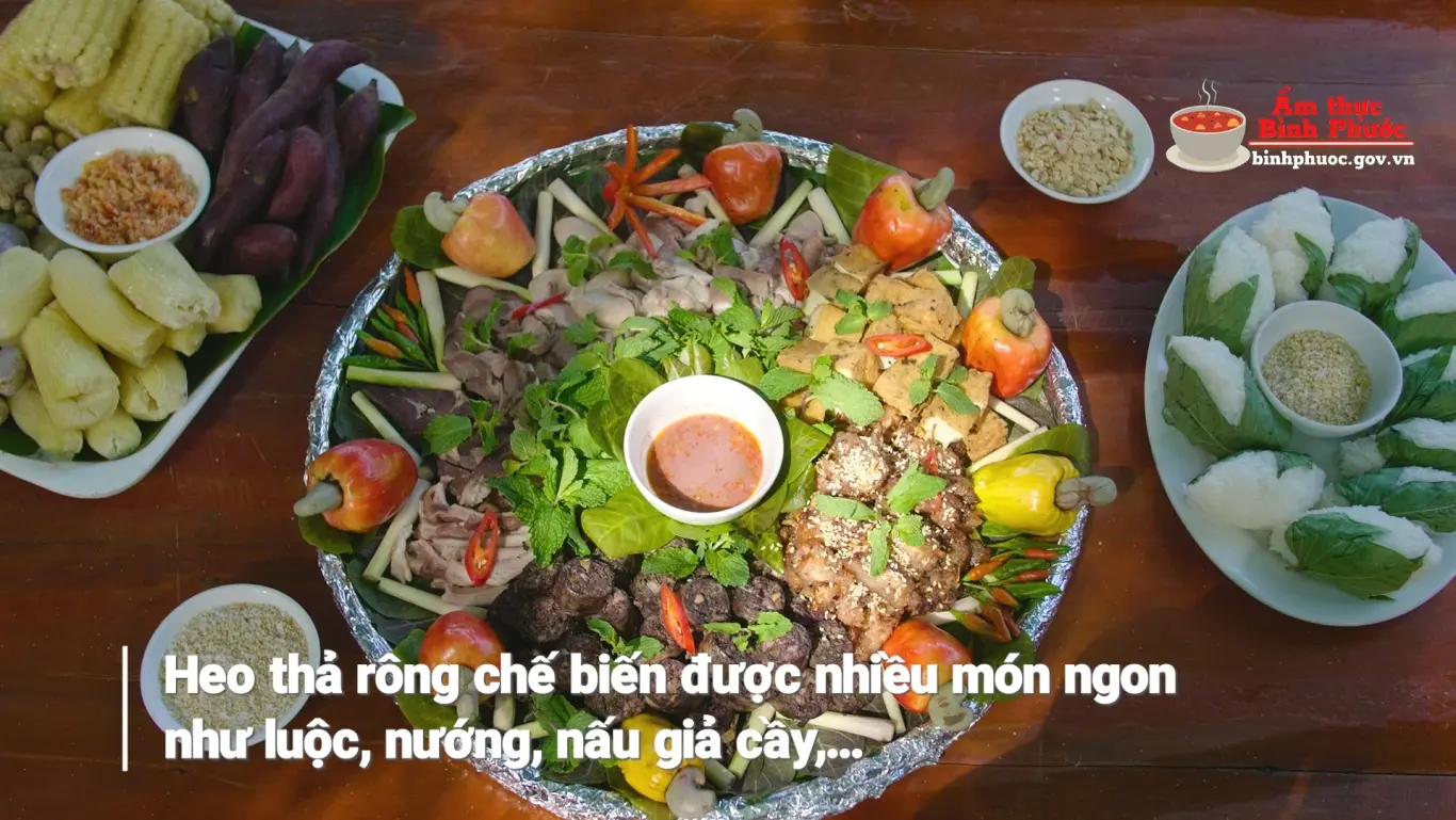 Heo thả r&ocirc;ng, đặc sản hấp dẫn của v&ugrave;ng S&oacute;c Bom Bo 2