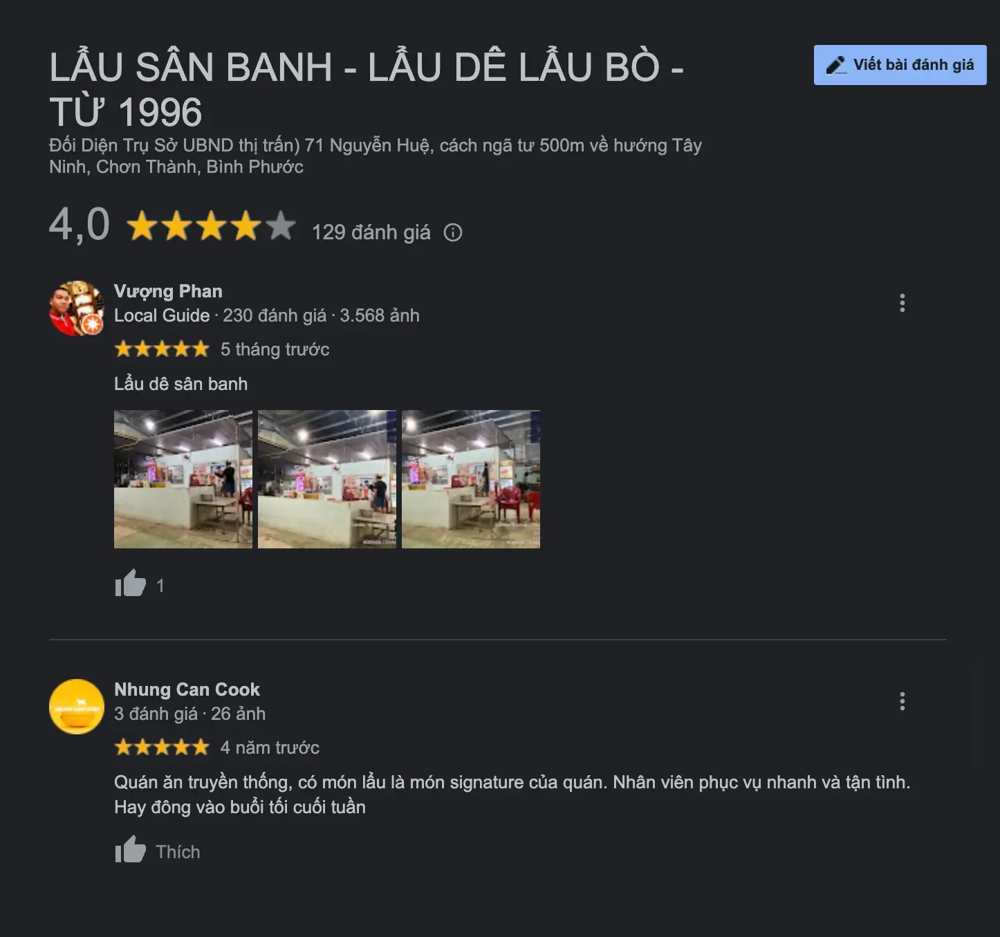 Lẩu d&ecirc; s&acirc;n banh, qu&aacute;n ngon B&igrave;nh Phước kh&ocirc;ng thể bỏ lỡ v&agrave;o dịp cuối tuần 8