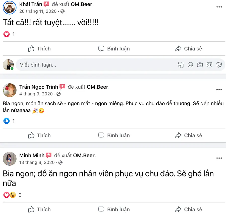 OM Beer, tọa độ họp mặt bạn b&egrave; cực chất v&agrave;o dịp cuối tuần 11