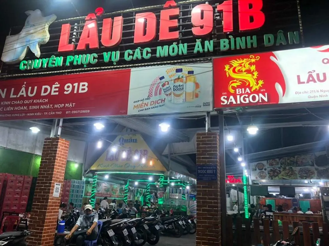 Kh&aacute;m ph&aacute; menu đa dạng tại qu&aacute;n Lẩu d&ecirc; 91B Cần Thơ 2