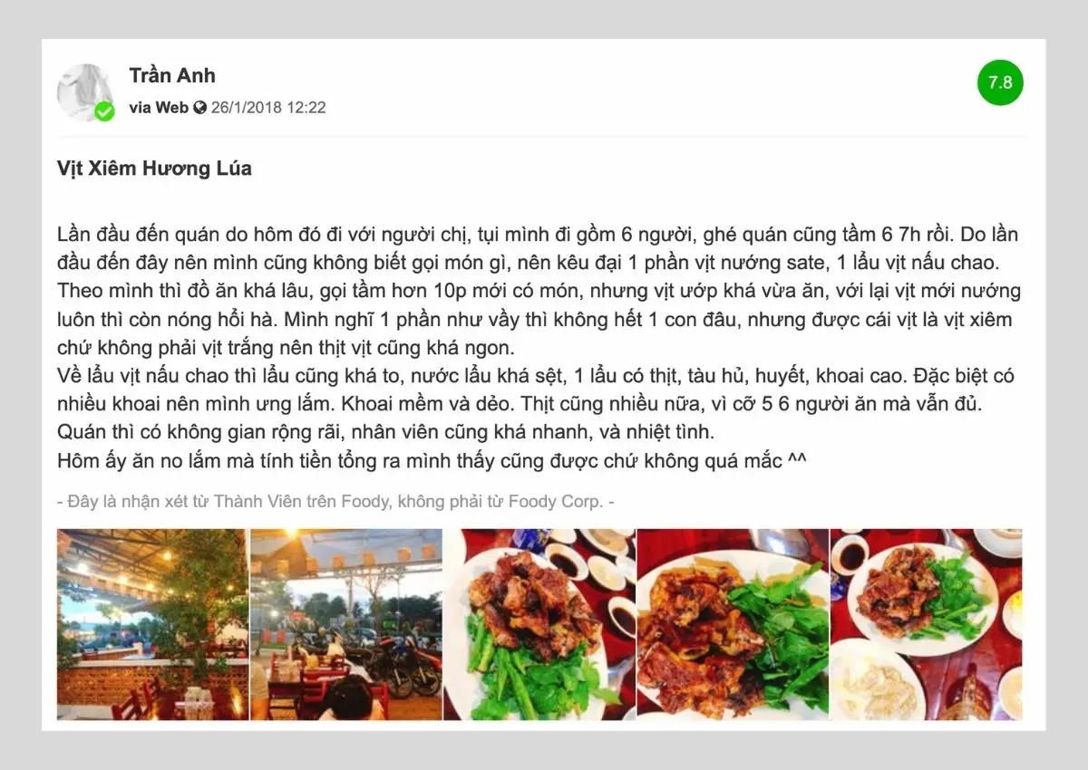 Team nghiện thịt vịt nhất định phải gh&eacute; đến Vịt xi&ecirc;m Hương L&uacute;a Cần Thơ 12