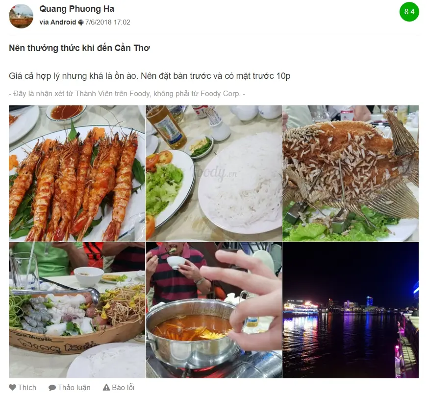 Thưởng thức ẩm thực đẳng cấp trên du thuyền Cần Thơ 13