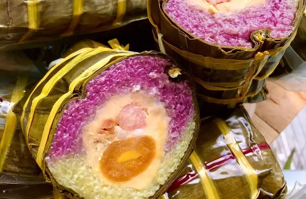 Top địa chỉ mua bánh tét lá cẩm Cần Thơ ngon bá cháy 3