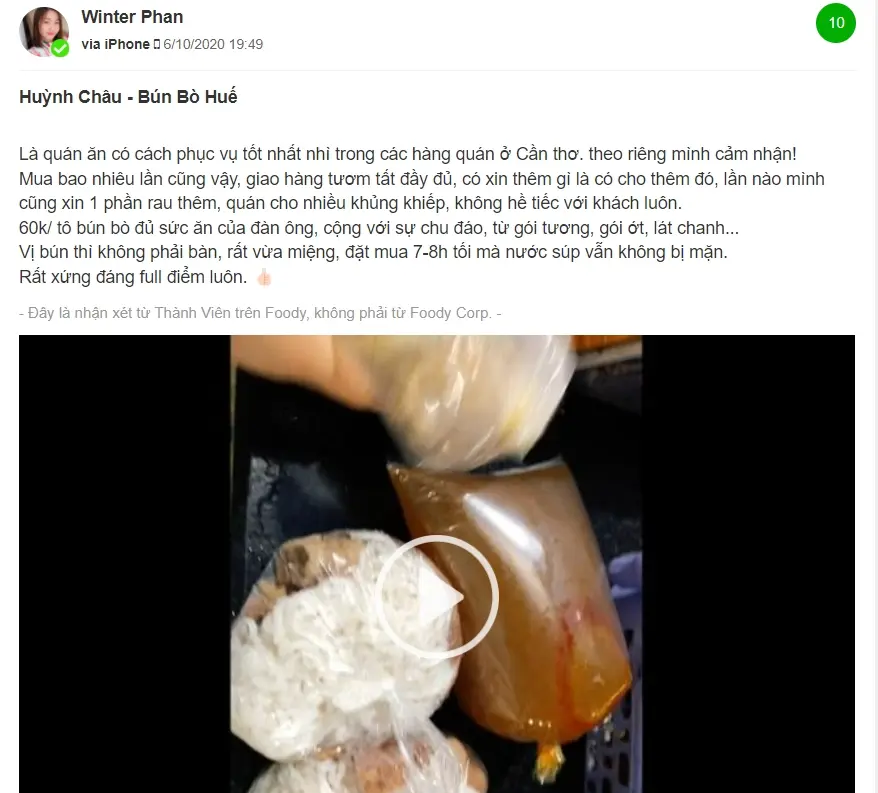 Xu&yacute;t xoa với t&ocirc; B&uacute;n b&ograve; Huế Huỳnh Ch&acirc;u cực chất lượng ở Cần Thơ 9
