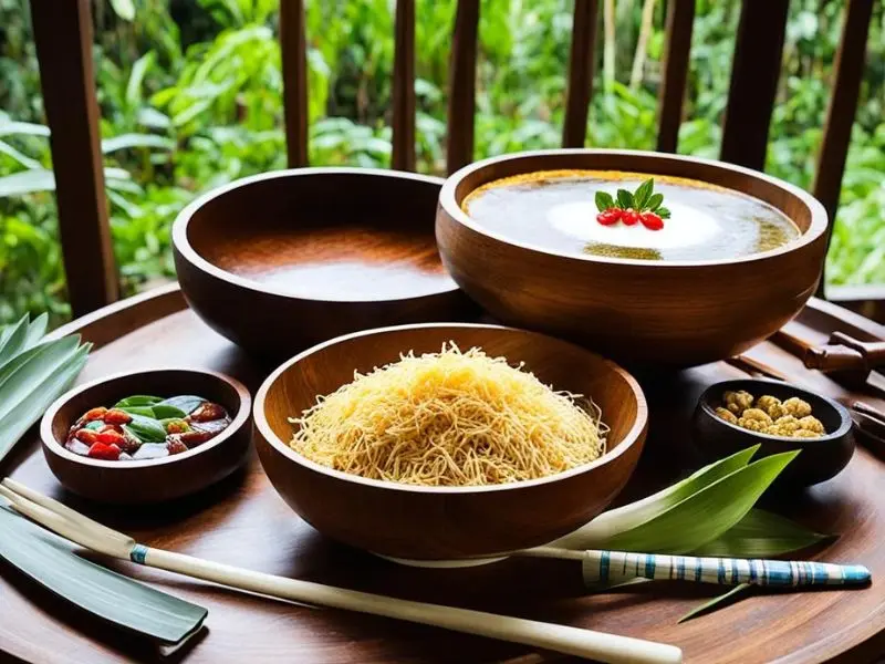 Ambuyat: M&oacute;n ăn dẻo qu&aacute;nh lạ miệng mang đậm hương vị Brunei 4