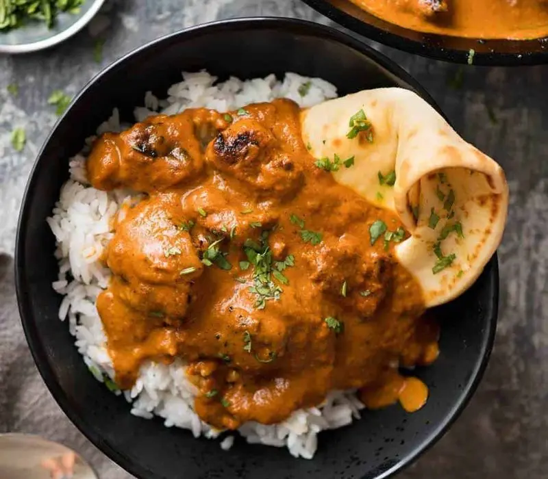 Tikka Masala, m&oacute;n g&agrave; vị c&agrave; ri nổi tiếng xứ Ấn 4