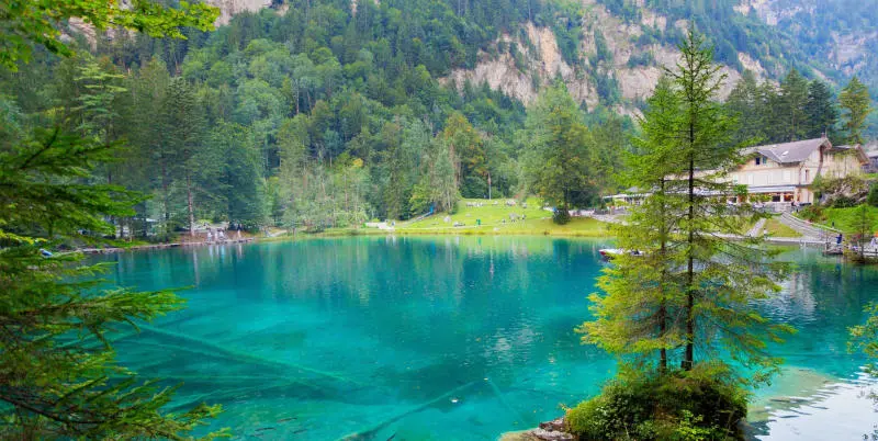 Chi&ecirc;m ngưỡng vẻ đẹp tuyệt sắc của hồ Blausee Thụy Sĩ 5
