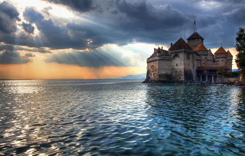L&acirc;u đ&agrave;i Chillon cổ t&iacute;ch, b&aacute;u vật lịch sử của Thụy Sĩ 3