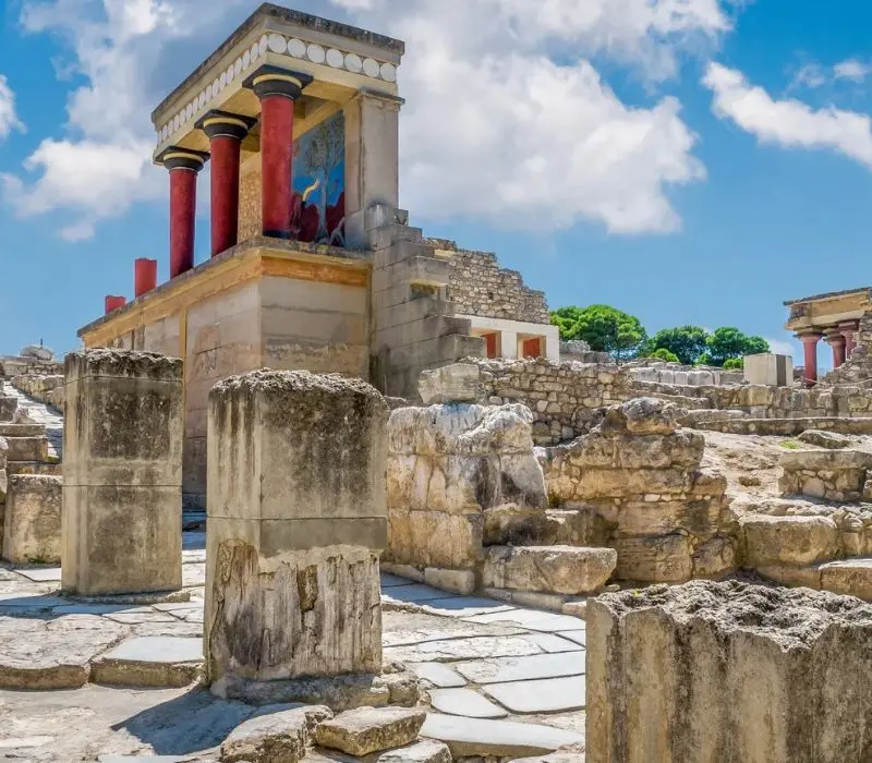 Cung điện Knossos lưu giữ dấu tích nền văn minh Minoan phồn thịnh