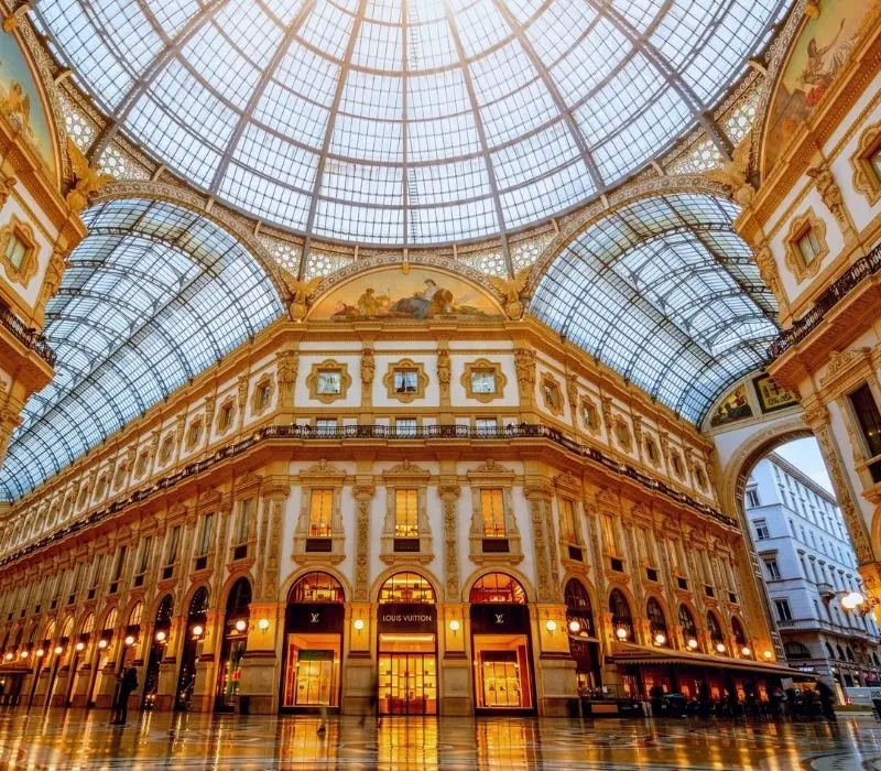 Galleria Vittorio Emanuele II: Thiên đường mua sắm xa hoa tại Milan