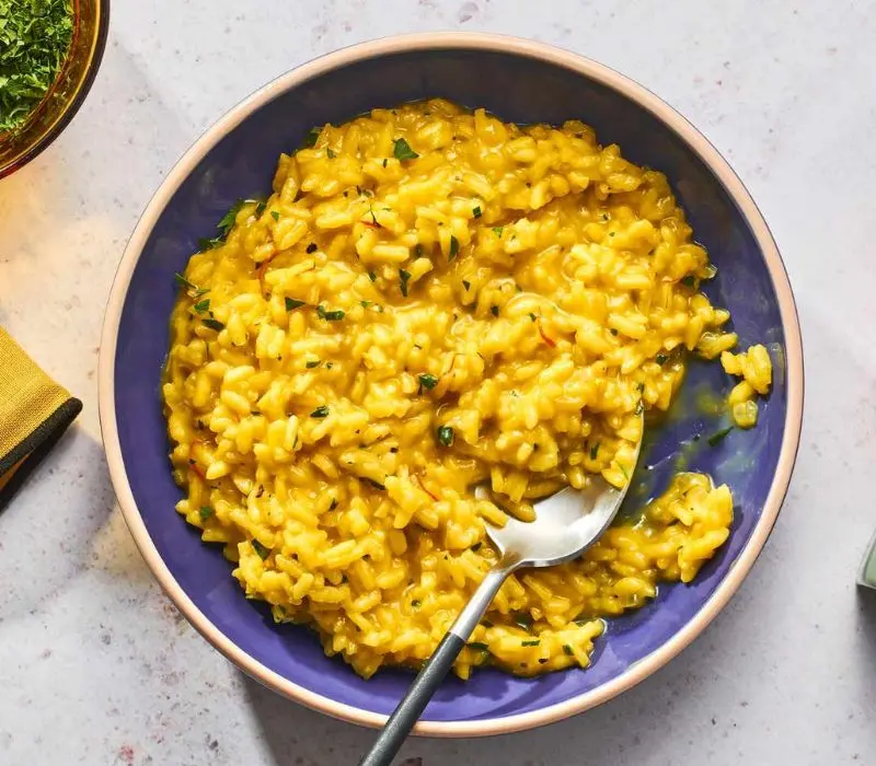 Cơm Risotto mềm mịn biểu tượng của ẩm thực Ý