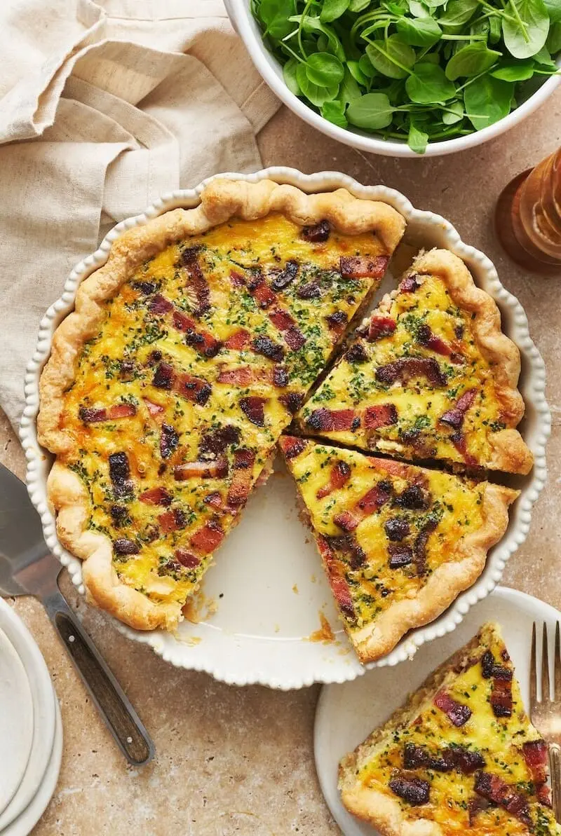 Quiche Lorraine: B&aacute;nh tart mặn trứ danh v&ugrave;ng Lorraine, Ph&aacute;p 3