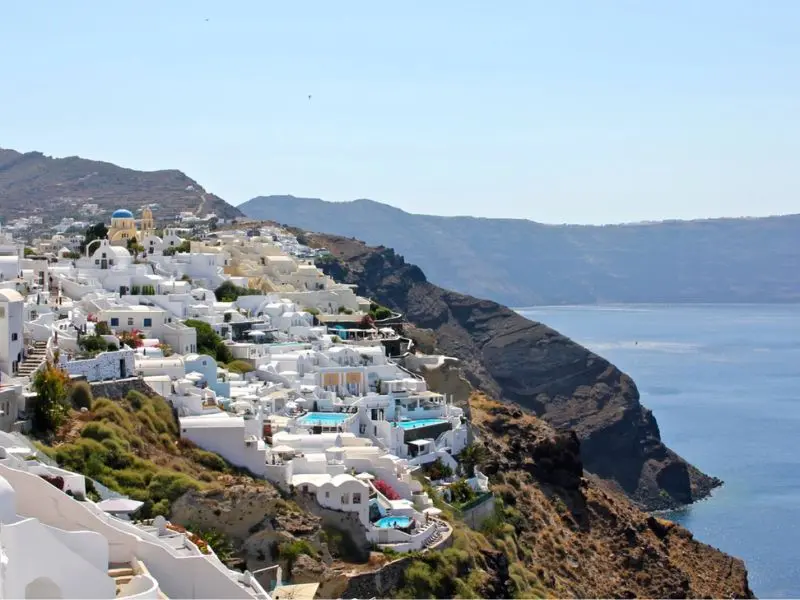 Oia Santorini thi&ecirc;n đường cổ t&iacute;ch b&ecirc;n bờ biển xanh Aegean 4