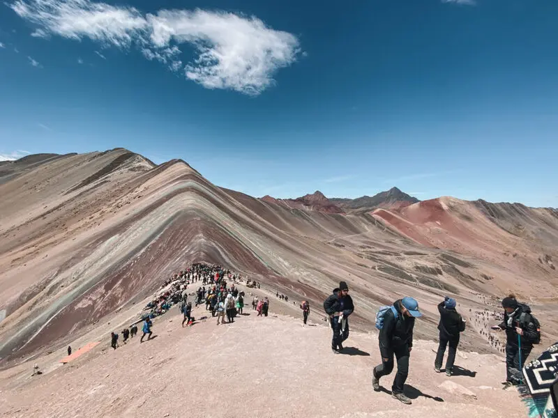 N&uacute;i Vinicunca kỳ quan địa chất bảy m&agrave;u ở Peru 7