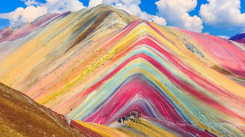 N&uacute;i Vinicunca kỳ quan địa chất bảy m&agrave;u ở Peru 2