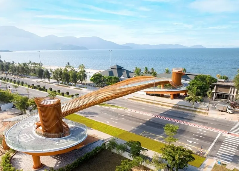 Cầu vượt đi bộ Mikazuki Đ&agrave; Nẵng ghi dấu t&igrave;nh hữu nghị Việt Nhật 4