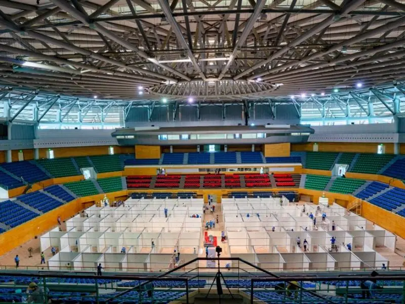 Cung Thể thao Ti&ecirc;n Sơn: C&ocirc;ng tr&igrave;nh kiến tr&uacute;c h&igrave;nh đĩa bay Đ&agrave; Nẵng 3