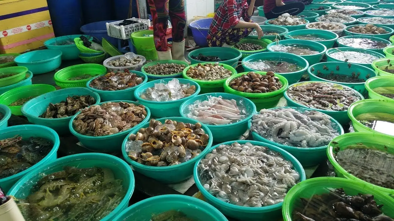 Chợ hải sản Đ&agrave; Nẵng - Điểm danh c&aacute;c khu chợ b&aacute;n hải sản tươi ngon gi&aacute; cực rẻ 3