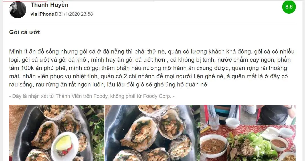 D&acirc;n S&agrave;nh Ăn Kh&ocirc;ng Thể Bỏ Lỡ Gỏi c&aacute; Thanh Hương &ndash; Đặc Sản Nức Tiếng Đ&agrave; Nẵng 8