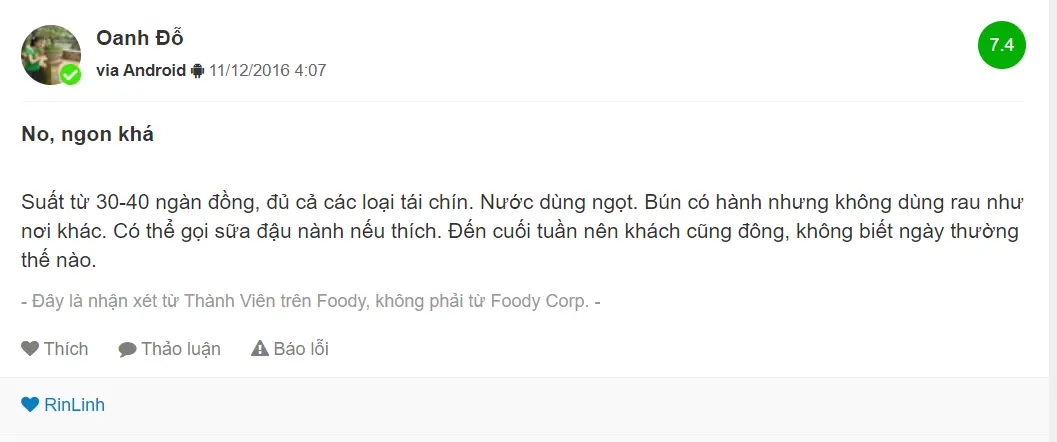 M&ecirc; mẩn B&uacute;n b&ograve; Huế b&agrave; Thương thơm ngon nức tiếng 5